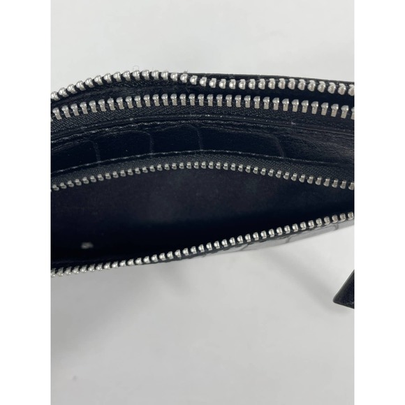 Assots London Black Genuine Leather Wristlet Wallet NWT - Picture 8 of 8